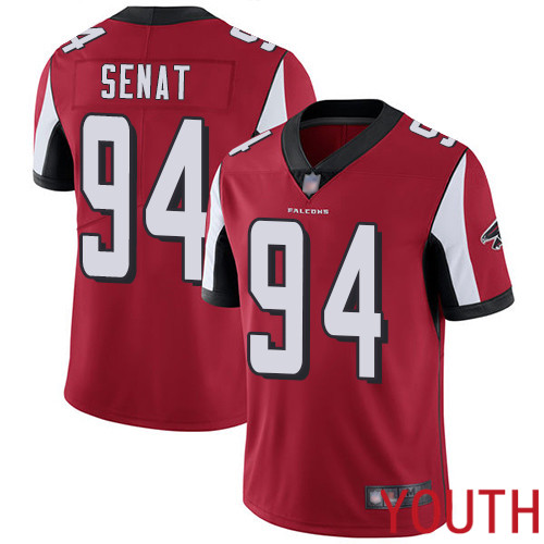 Atlanta Falcons Limited Red Youth Deadrin Senat Home Jersey NFL Football #94 Vapor Untouchable->youth nfl jersey->Youth Jersey